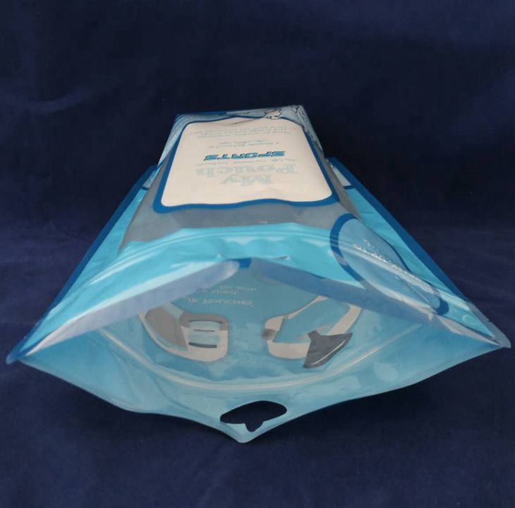 Ladies T-Shirt Stand up Plastic Packaging Zip Lock Zipper Bag
