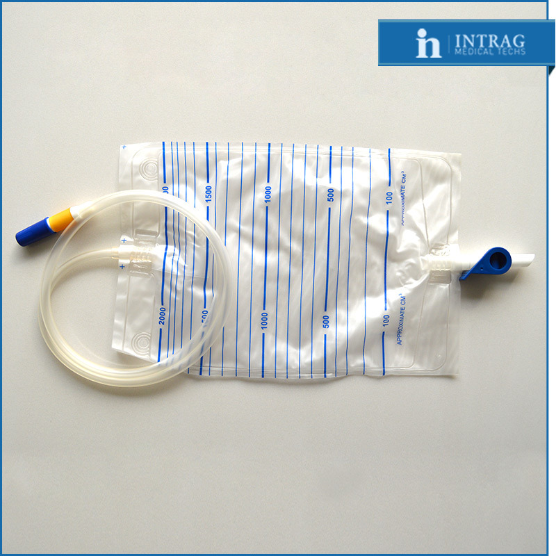 Disposable Urine Drainage Bag with Cross Valve
