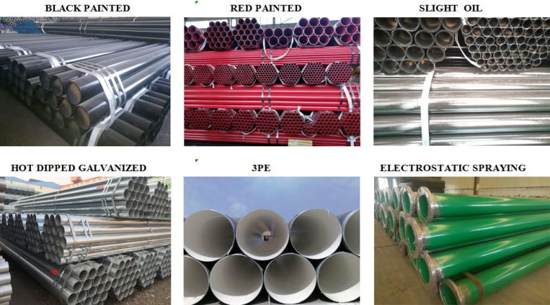 Building Material/Hollow Tube/Metal/ERW Black Round Steel Pipe