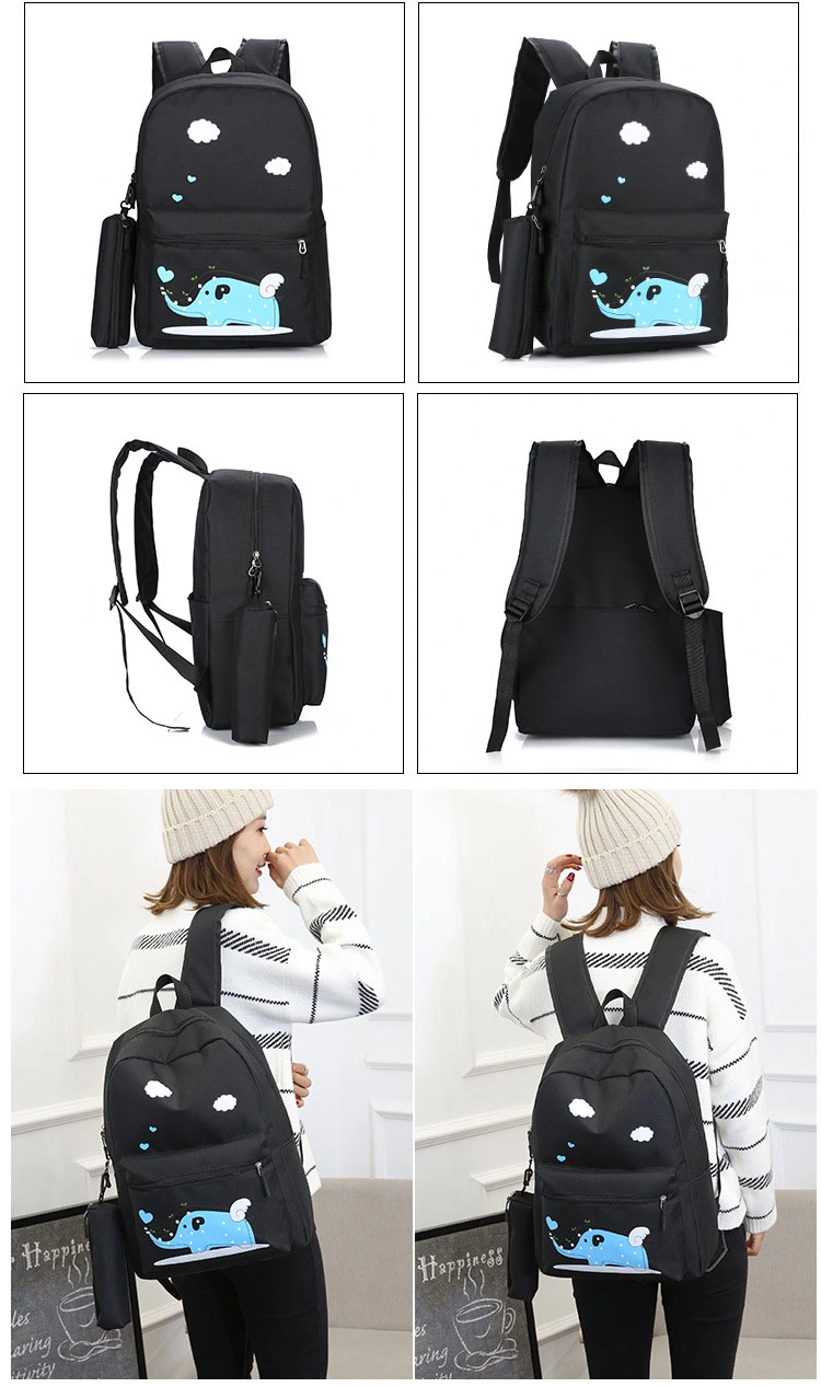 2021 Fashion Cartoon School Bag Set Primary School Boy Rucksack Shoulder Trend Custom Children's Backpack with Pencil Case
