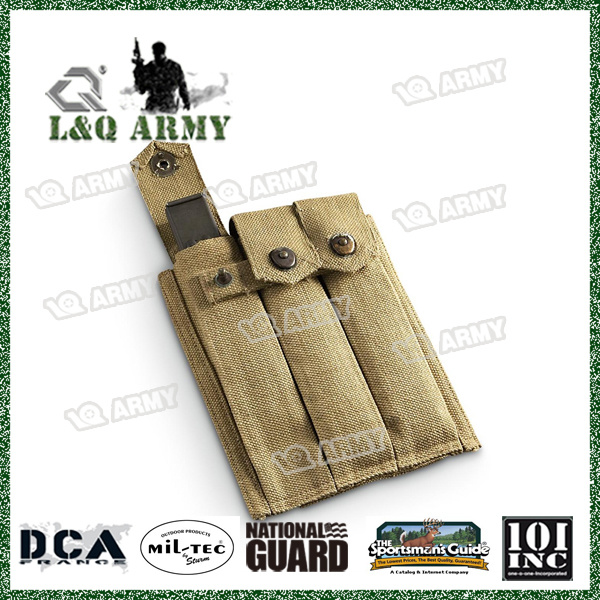 Military 3-Cell Thompson Canvas Pouch