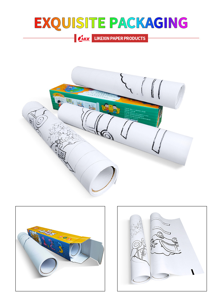 Handmade Drawing Paper for Kids Watercolor Drawing Paper Art Roll