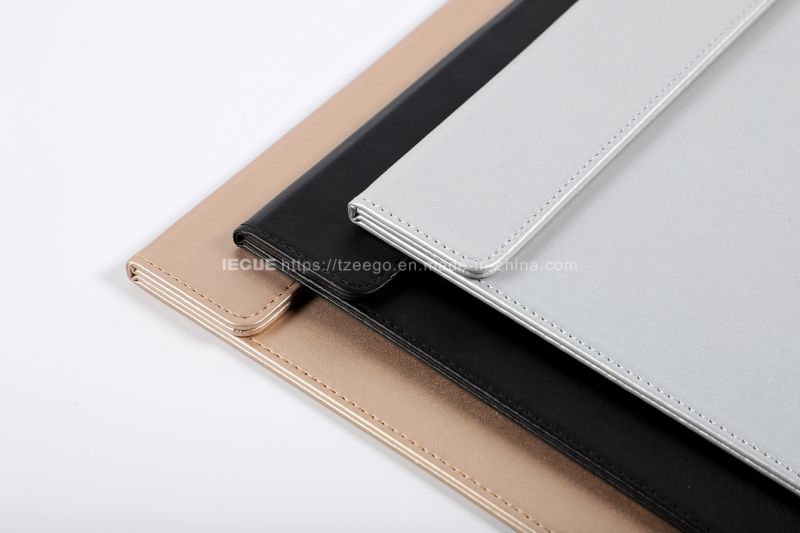 High Quality A4 PU Magnetic Folding Leather Clipboard