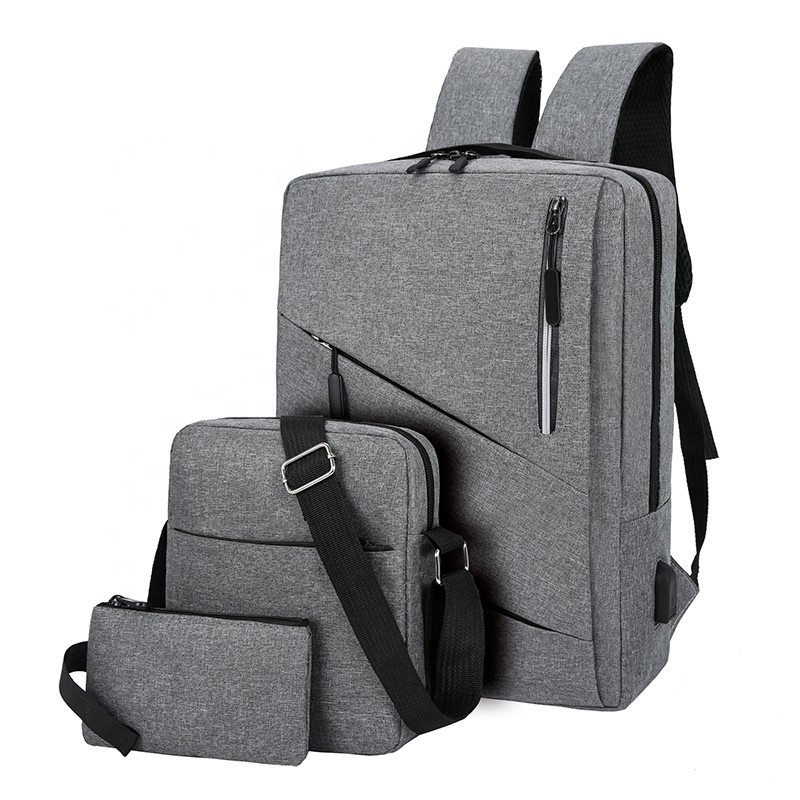 Wholesale Fashion Unisex Custom USB 17 Inch Waterproof Laptop Backpack for Men Computer