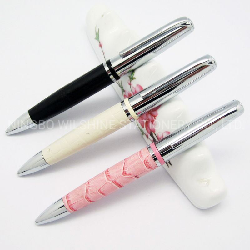 High Quality PU Leather Pen for Gift (BP0039A)