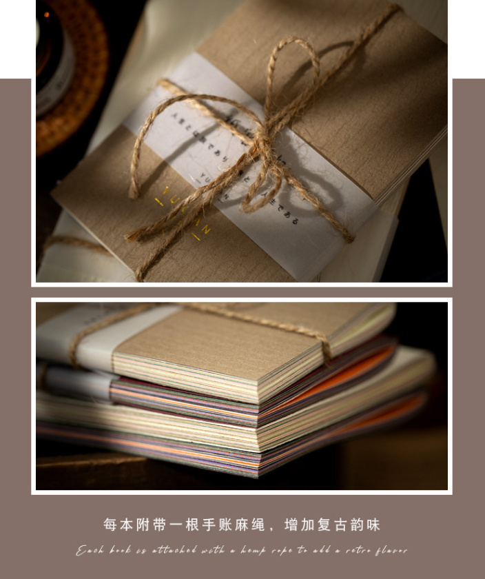 Special Paper Notebook with Different Paper Material Scrapbook