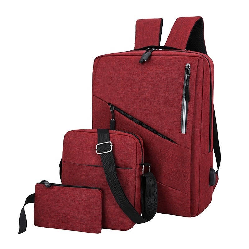 Wholesale Fashion Unisex Custom USB 17 Inch Waterproof Laptop Backpack for Men Computer