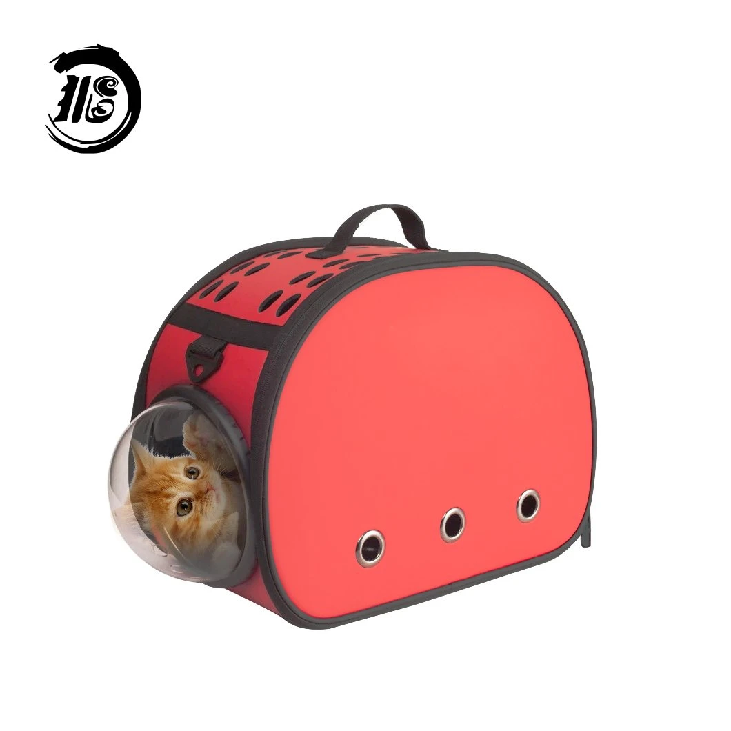 Transparent Astronaut Spaced Capsule Shaped Pet Cat Dog Bag Travel Crate Carrier Bag