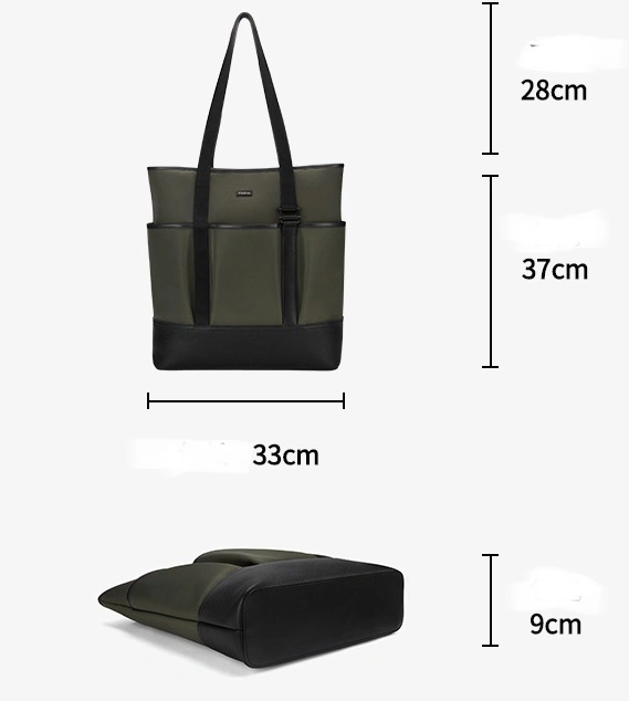 Custom Luxury Multifunctional Diaper Bag Tote Shopper Men Briefcase Tote Bag with Private Label