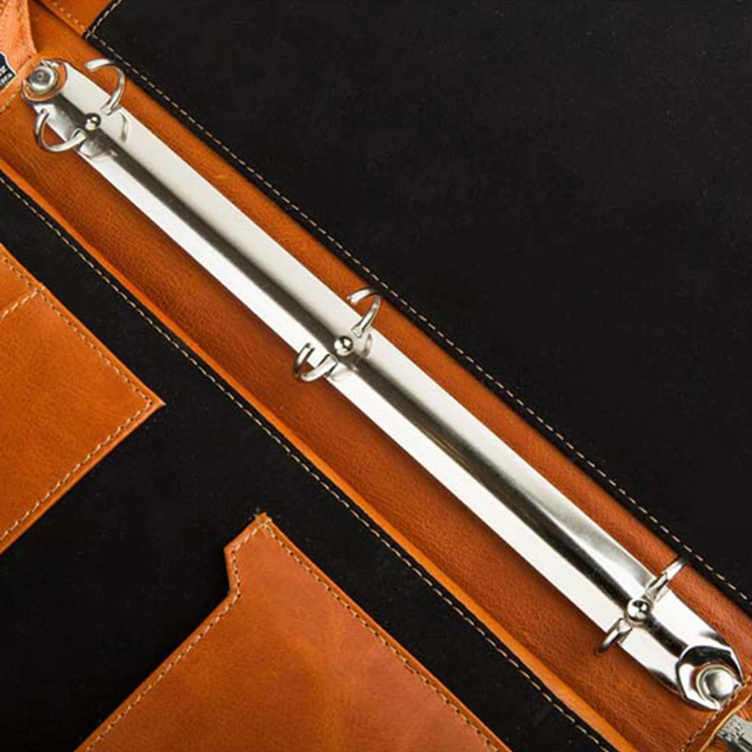 Wholesale Custom Leather Professional Portfolio Protective Business Briefcase Folder