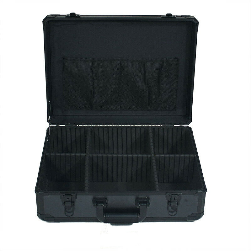 Aluminum Black Color Hard Case Toolbox Briefcase