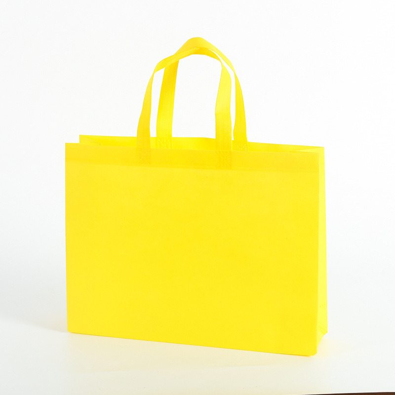 Promotional Shopping Tote Bag Wholesale Custom Logo Shopping with Button Non-Woven Bag