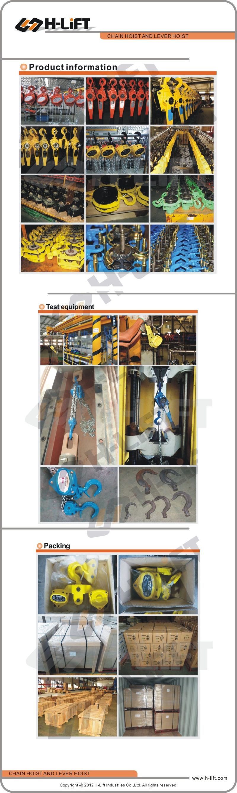 Portable Mini Lever Hoist / Lever Chain Hoist / Lever Block (LH-Y)