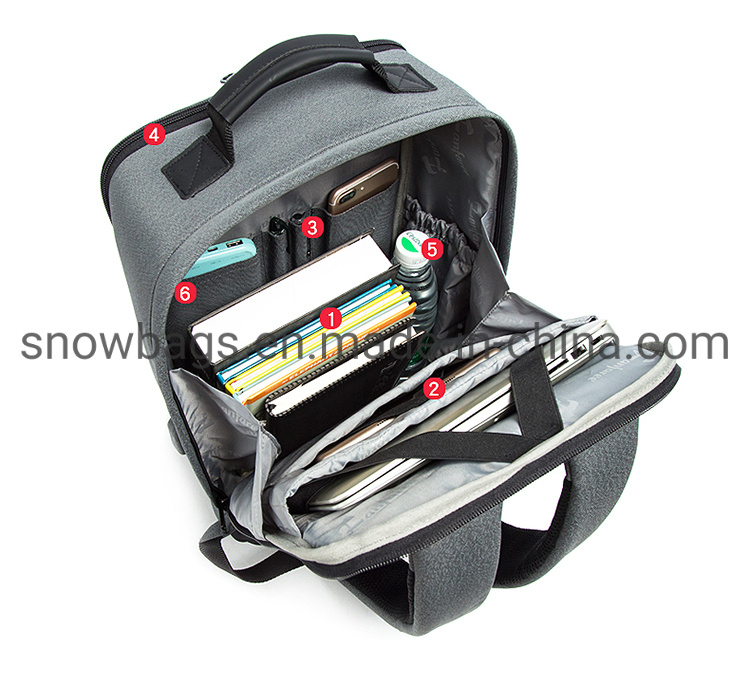 USB Cable Light Weight Large Capatity Backpack Laptop Bag Stock Bag Travel Bag Computer Bag Outdoor Bag Business Bag