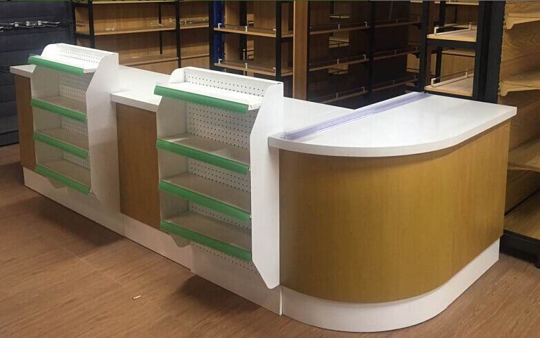 Supermarket Convenience Store Beauty Salon Check Stand Cashier Desk Checkout Counter