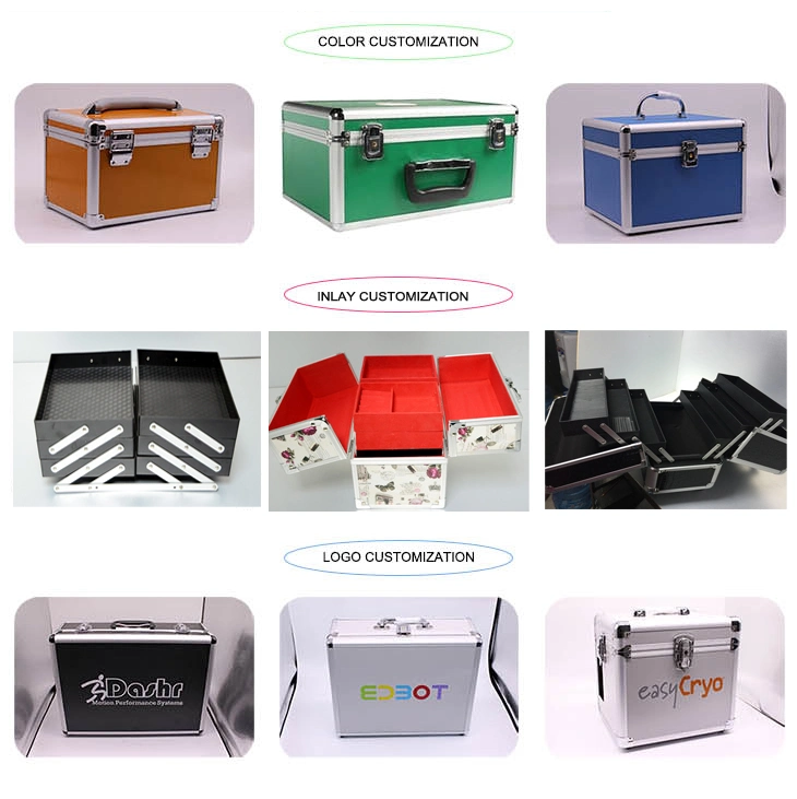 Professional Durable Portable Cosmetic Case/ Professional Beauty Case/ Cosmetic Storage Box