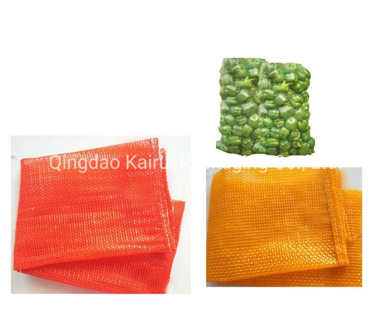 PP Leno Mesh Bag Onion Potato Bag Fruit Mesh Bag with Drawstring
