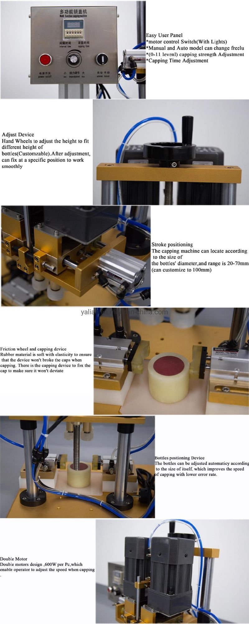 Screw Capping Machine Manual Capping Machine Cap Sewing Machine