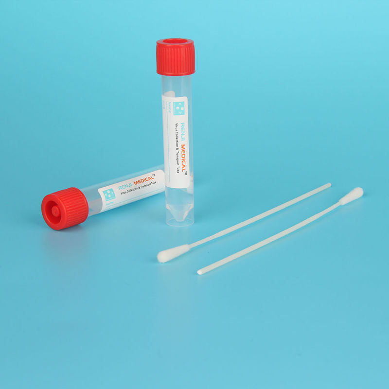 Individual Bag Package Virus Transport Tube with Vtm Sampling Swab Kits