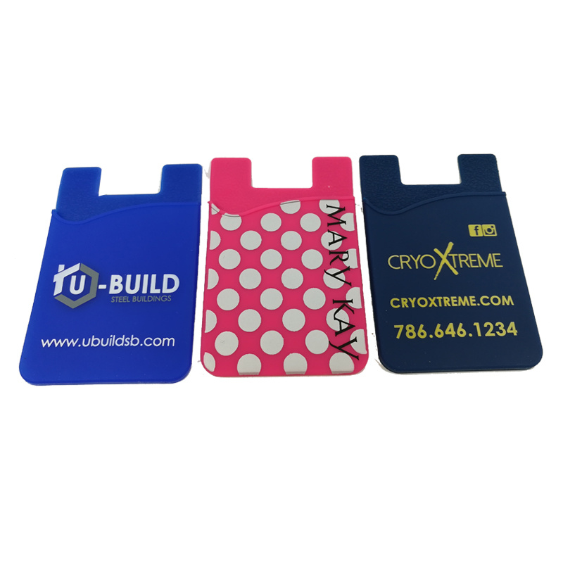 Good Quality Phone Card Holder Silicone Mobile Card Holder for Promotion Gifts