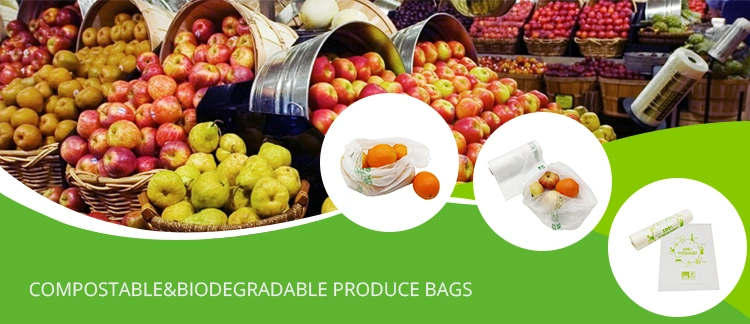 2021 New Design Corn Starch Made Custom Printed Biodegradable Vest Plastic Carrier Bag Wholesale Compostable Bag