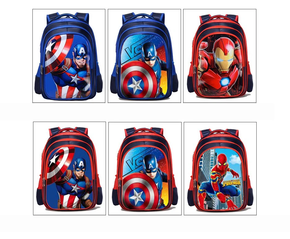 Cartoon School Bag Primary School Boy Backpack Shoulder Trend Custom Children's Backpack