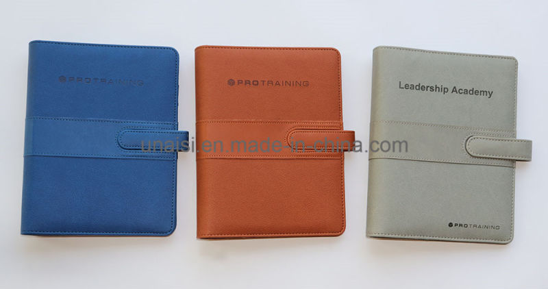 A5 Size Loose-Leaf Notebook PU Leather Diary Filofax for Gift