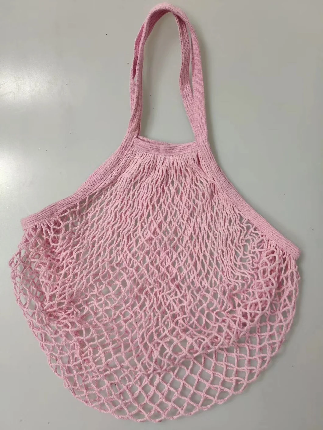 Cotton Sturdy Net Mesh Produce Shopping Tote String Bag