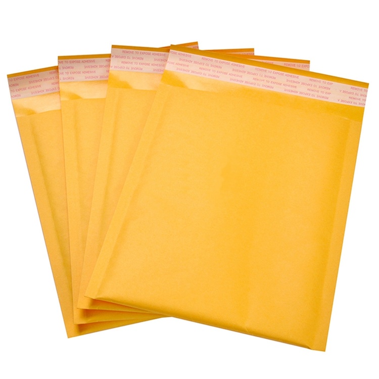 Custom Air Bubble Mailer Bag Kraft Paper Padded Envelope Bags