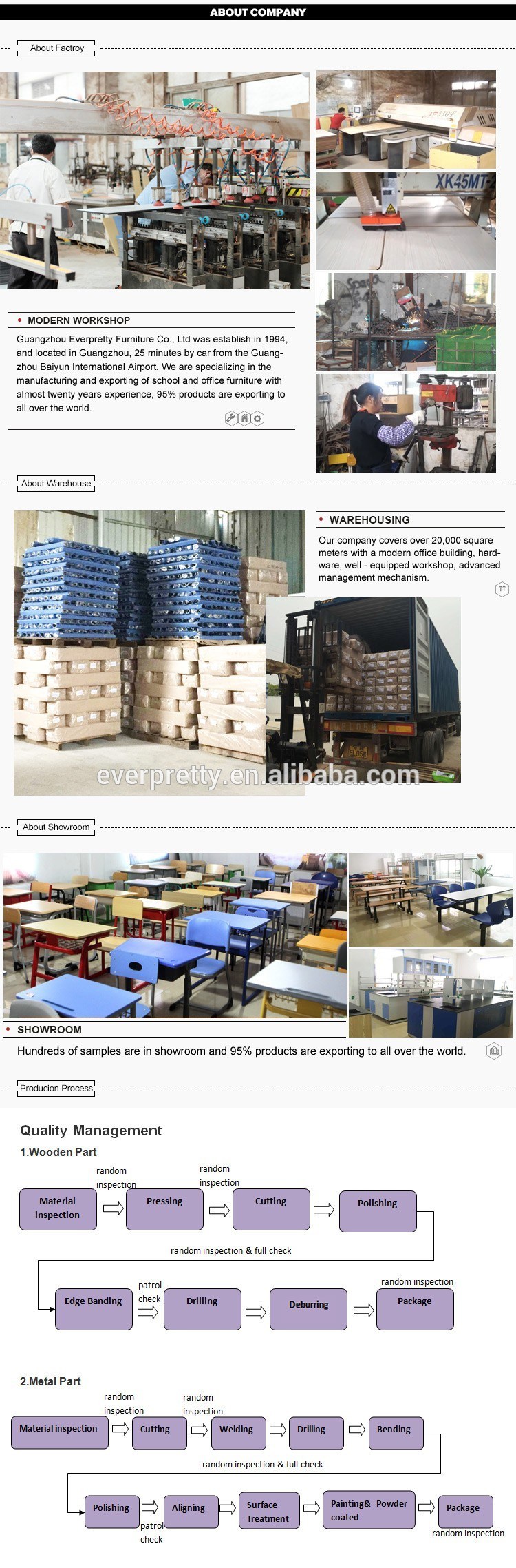 Useful School Furniture Made in China, New Sale Comfortable School Furniture, School Furniture with Different Size Made in China