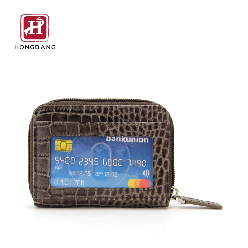 Card Holder Wallet OEM Service Stamp Your Logo Card Holder Wallet RFID