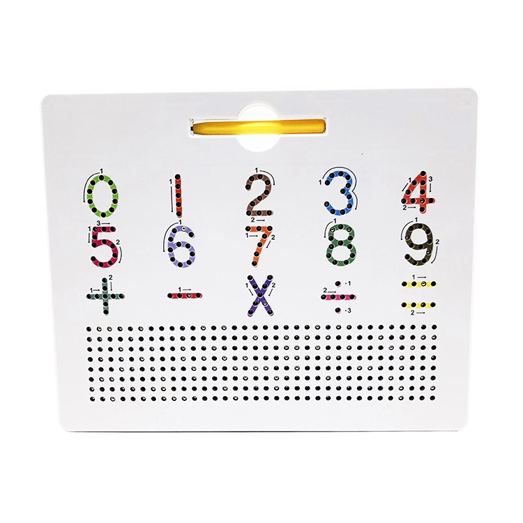 Double-Sided Magnetic Letter and Number Drawing Board Colorful Learning Toys