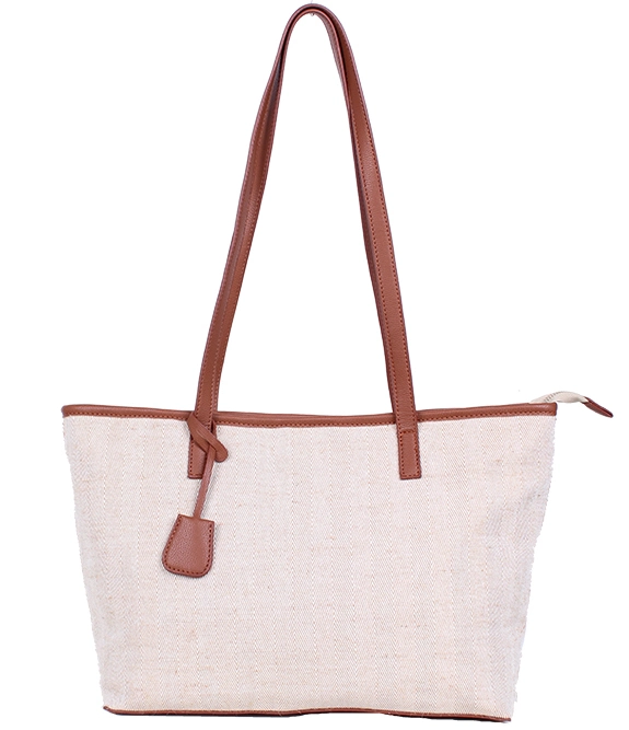 Manufacture Distributor Wholesale Fashion Women Lady Custom Supermarket Bag Canvas Shoulder Travel Shopping Beach Tote Handbag