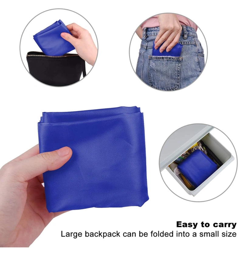 Reusable Polyester Cotton Satin Mesh Custom Gift Backpack Drawstring Bag