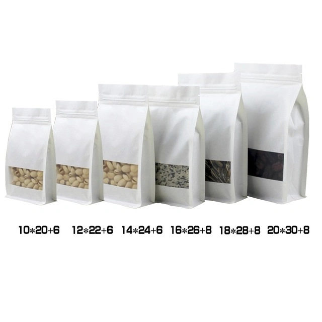 Dried Food Paper Pouch Zip Lock Stand up Pouch Paper Packaging Pouch