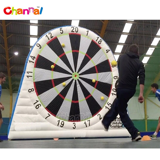 Giant White Inflatable Dartboard Inflatable Football Dart for Sale