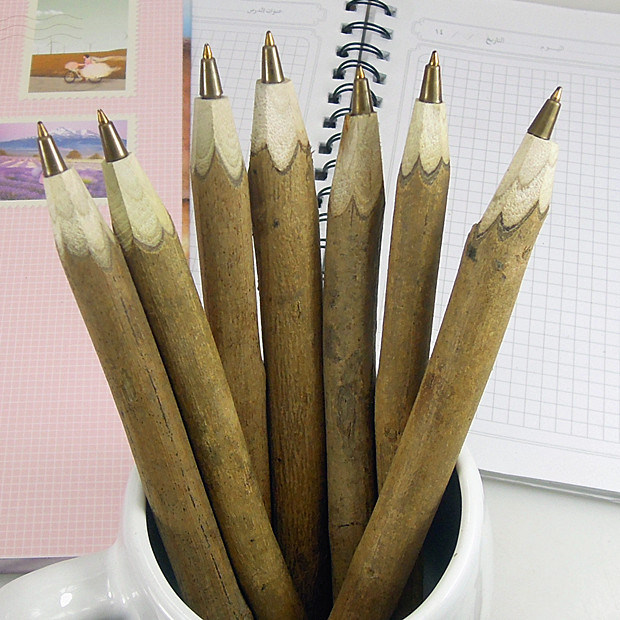 High Quality Wood Pencil Ball Point Pen Stationery Pen