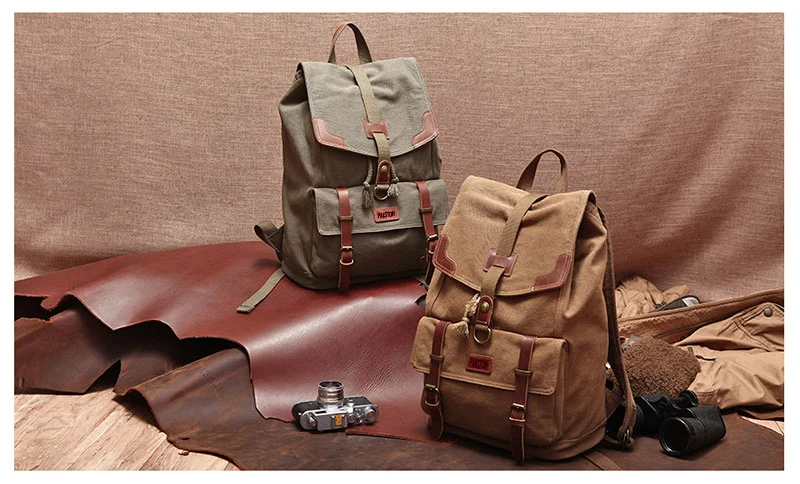 Pakston Canvas Backpack Fashion School Canvas Bag Computer Bag Backpack Bag Drawstring Backpack China Backpack