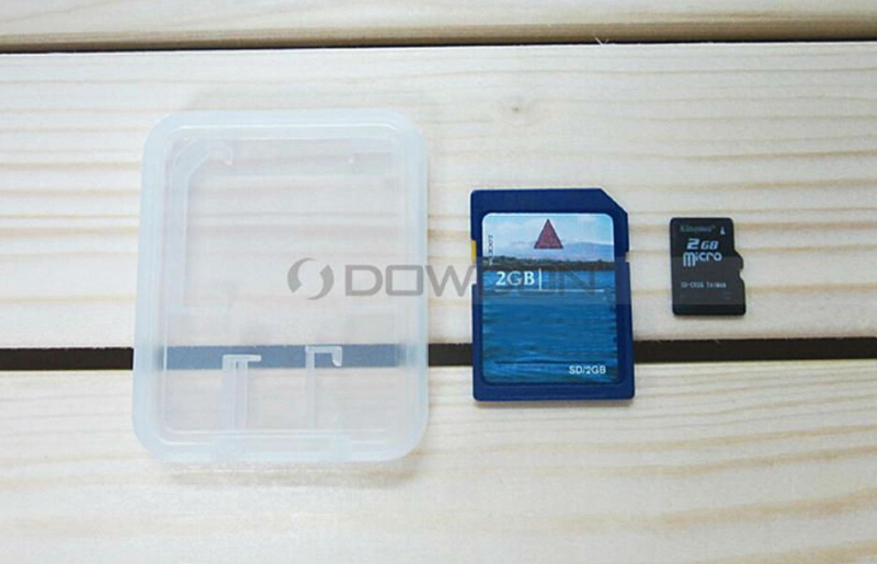 2 in 1 Plastic Memory Card Case for SD Micro SD TF Card
