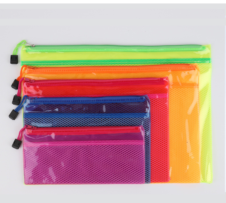 EVA Environmental Mesh Zipper Documents Pouch