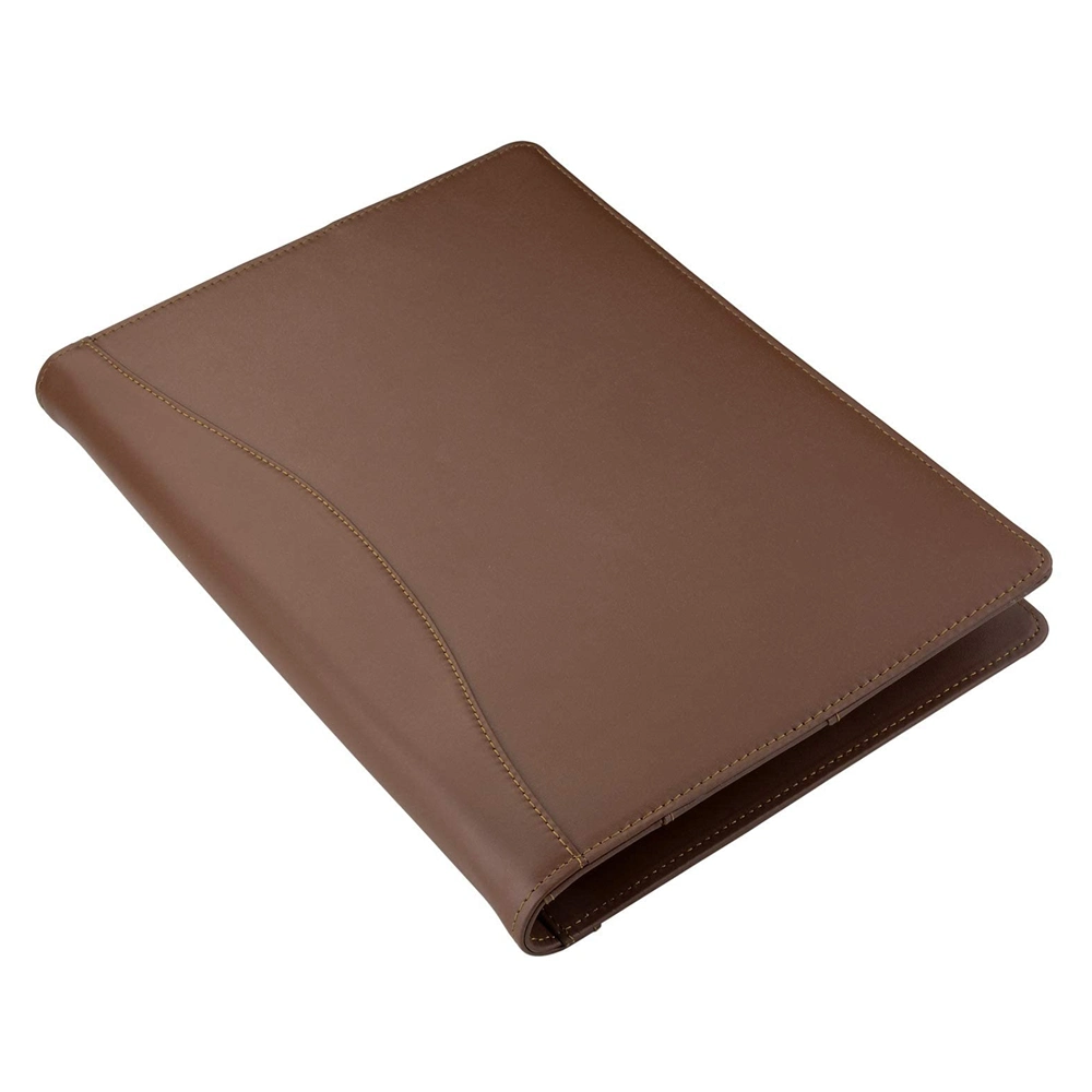 Presentation Meeting Organizer Business A4 Portfolio PU Leather File Folder 3 Ring Binder