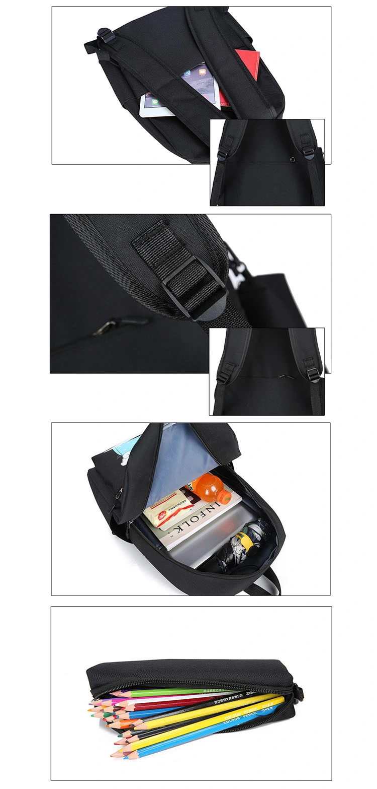 2021 Fashion Cartoon School Bag Set Primary School Boy Rucksack Shoulder Trend Custom Children's Backpack with Pencil Case