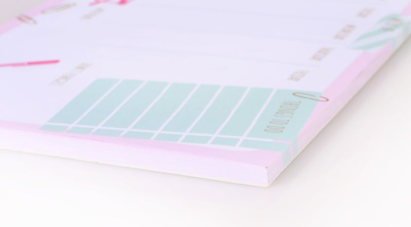Hot Selling Notepad Customized Printing Logo School A4 Printed Letter Pad Memo Pad Notebook