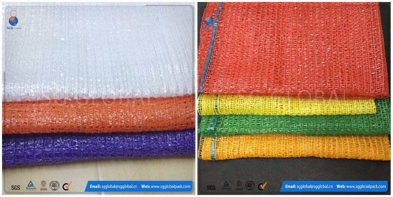 Potato Fruit and Vegetables Packing Raschel Mesh Net Bag