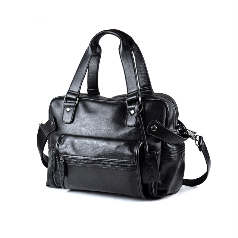Classic PU Leather Lady Promotion Handbag Tote Bag
