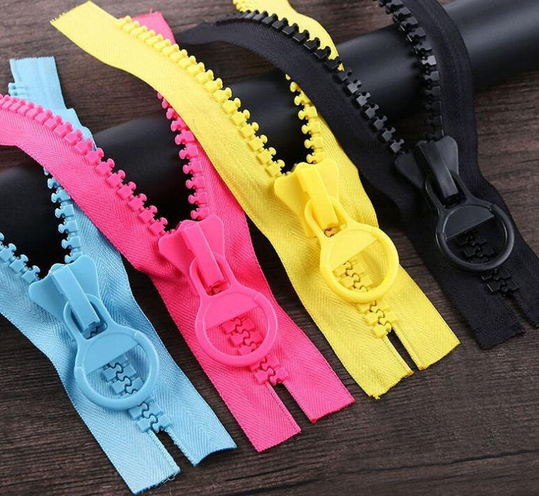 20# Derlin Zipper Plastic Zipper Resin Zipper with Ring-Shape Slider for Jackets Bags Hardware