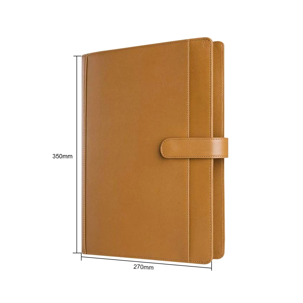 Factory Price Custom Stationery School Office Supply Notebook PU Leather Bag File Folder