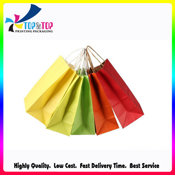 Flower Design Bag/Kraft Paper Bag/Shopping Bag/Foldable Bag