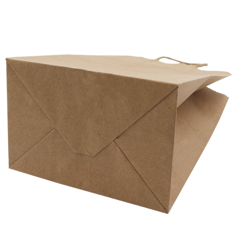 Recyclable Kraft Paper Bags, Reusable Shopping Paper Bags Logo Printed