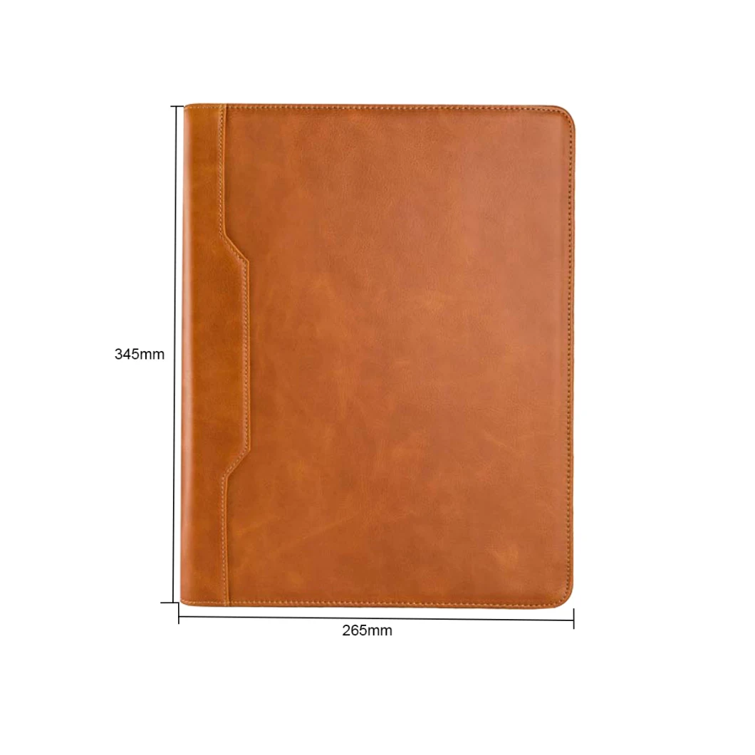 Wholesale Custom Leather Professional Portfolio Protective Business Briefcase Folder